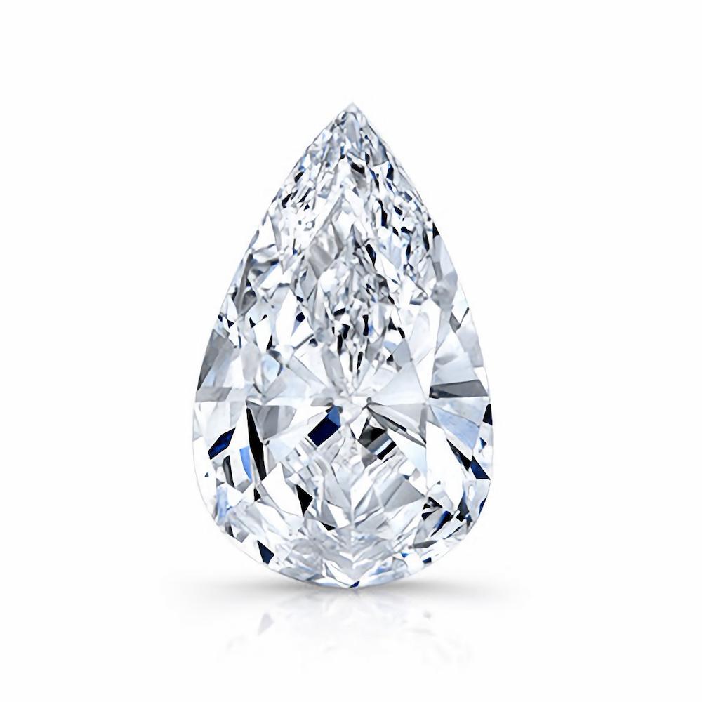 Loose Stones With One = 1.61Ct Pear F Vs2 Diamond