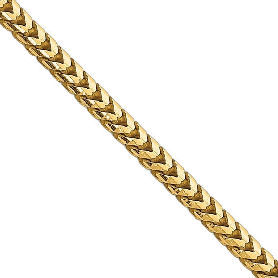 Yellow 10 Karat Diamond Cut Ch