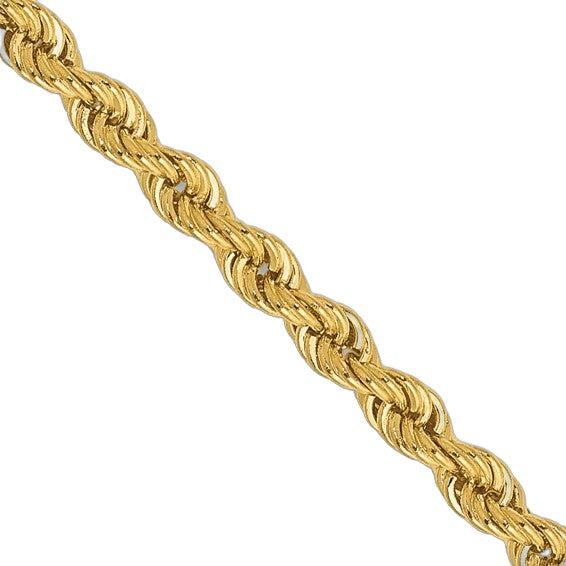 Yellow 14 Karat Diamond Cut Ch